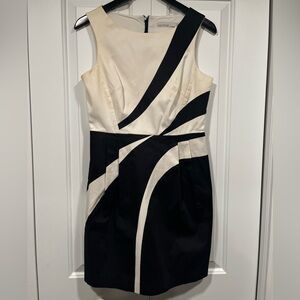 Chic Black and White Karen Millen Dress